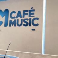 Café Music - Enseigne lettres découpées aluminium - 40000 Mont de Marsan - Nouvelle-Aquitaine