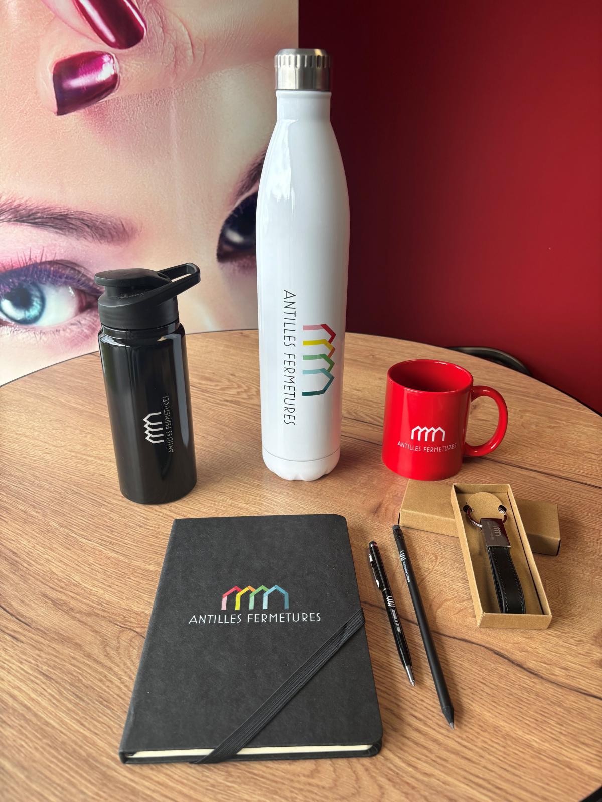 Antilles fermetures – goodies – tampographie et gravure