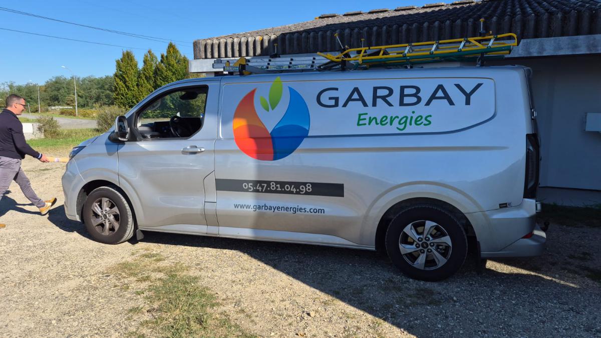 Garbay énergies – décoration véhicule – 40 110 Morcenx