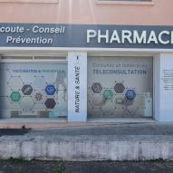 Pharmacie d'Urac - Décoration de vitrine - 65000 Tarbes